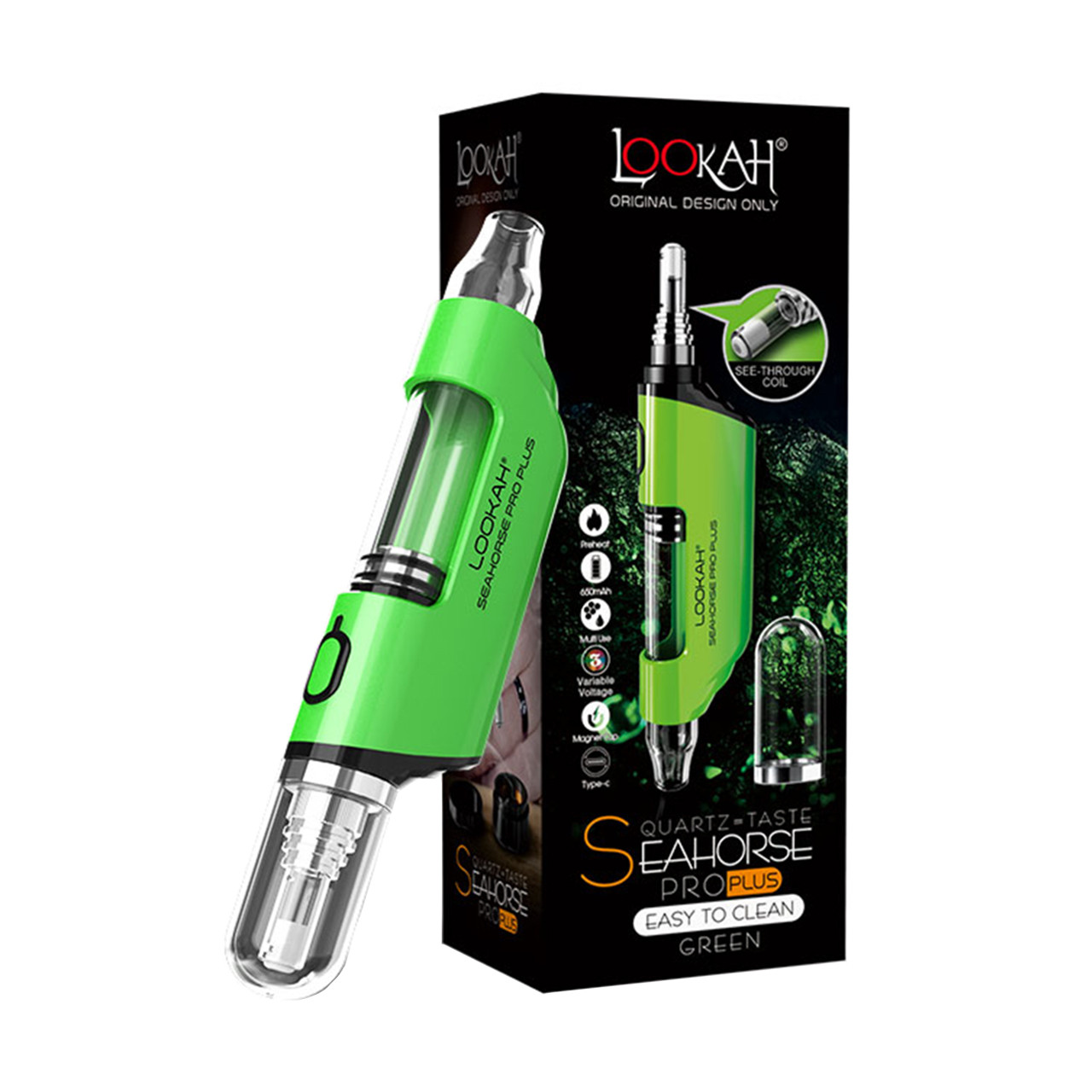 Lookah Seahorse Pro Plus, thc, , wax, dab, concentrates, nectar